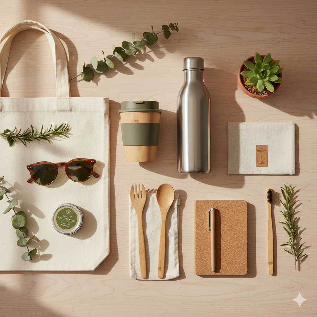 Accesorios de estilo de vida sostenible
