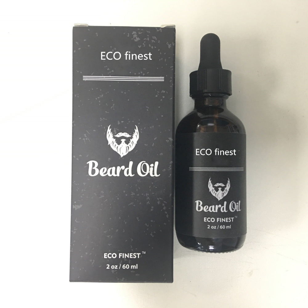 Aceite para barba ECO Finest – Aceite para el cuidado y la hidratación de la barba, promueve el crecimiento del vello facial.