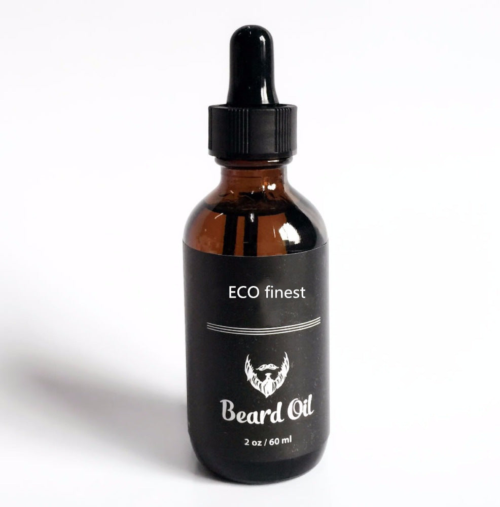 Aceite para barba ECO Finest – Aceite para el cuidado y la hidratación de la barba, promueve el crecimiento del vello facial.
