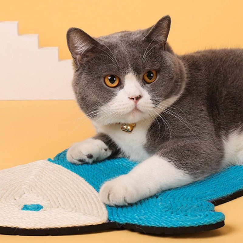 Rascador para gatos de fieltro de sisal natural, duradero, con forma de cactus, protege los muebles.