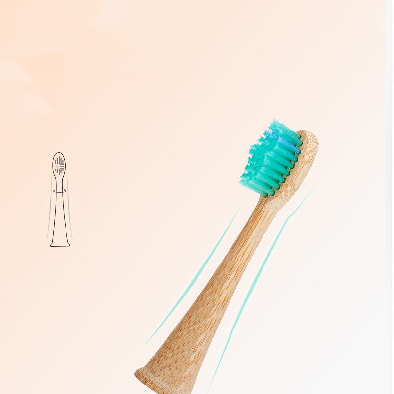 Cabezal de cepillo de dientes eléctrico de bambú orgánico biodegradable