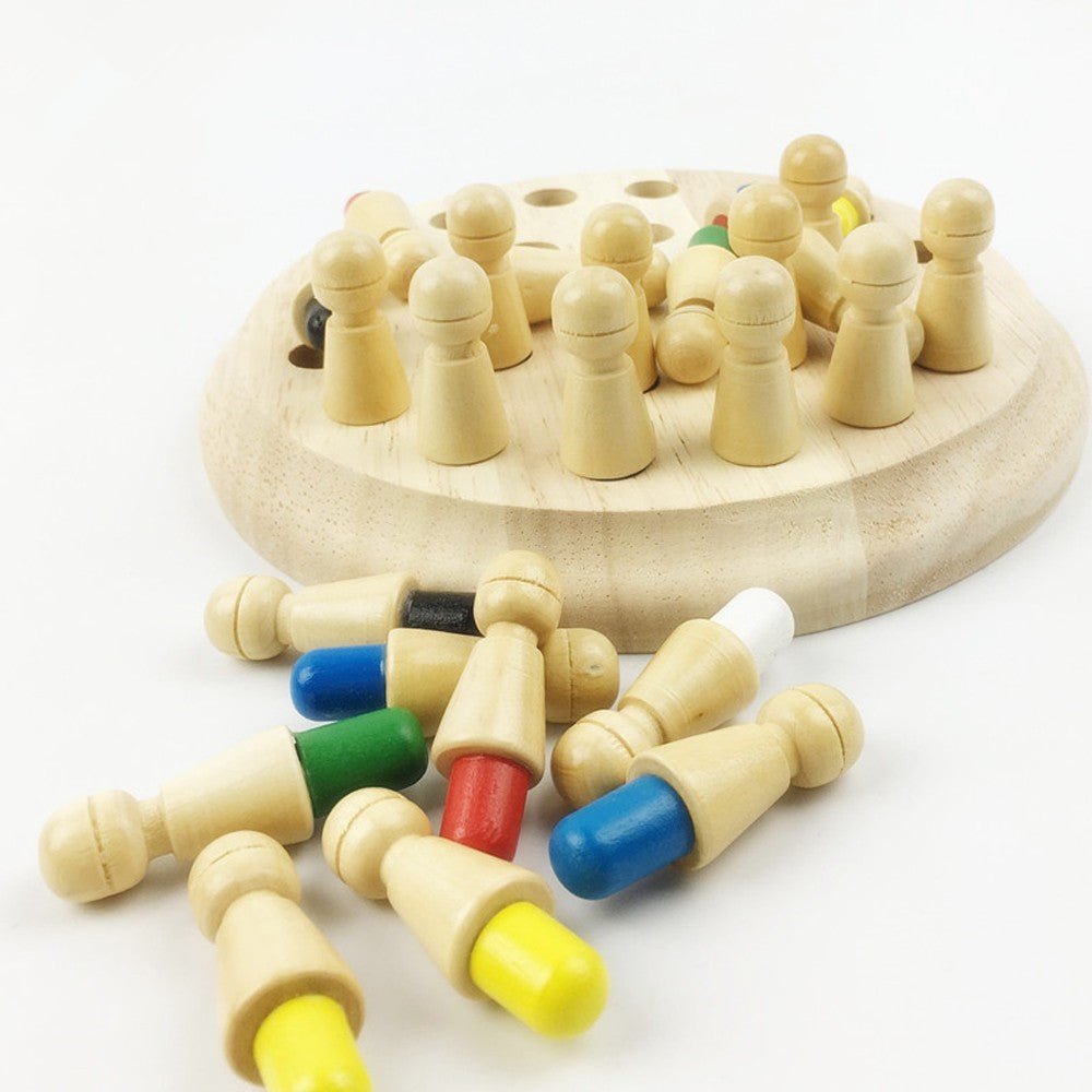Materiales Montessori: juguetes de madera para bebés