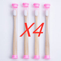 Cepillo de dientes hecho con bambúEco-friendly.
Eco-friendly