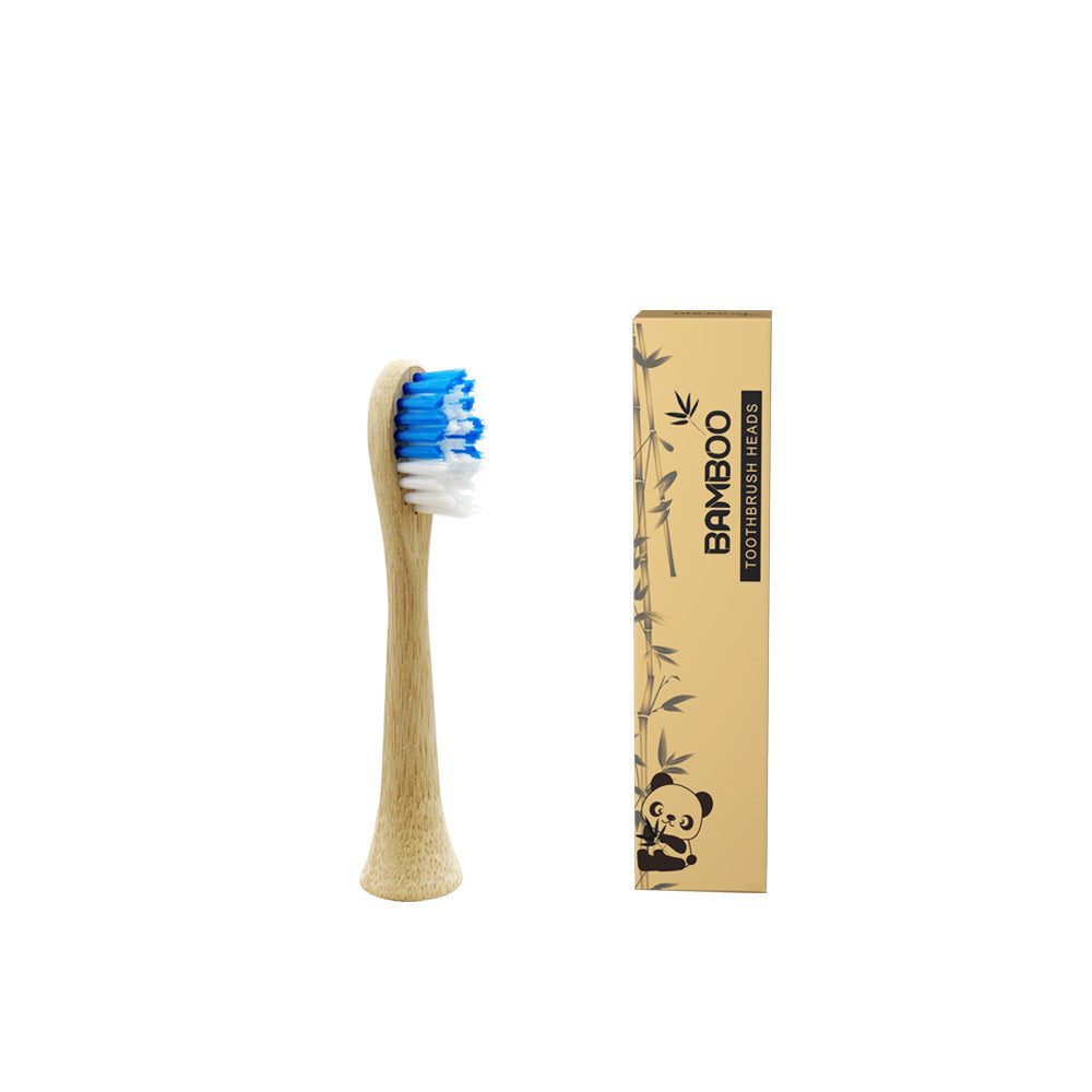 Cabezal de cepillo de dientes eléctrico de bambú orgánico biodegradable