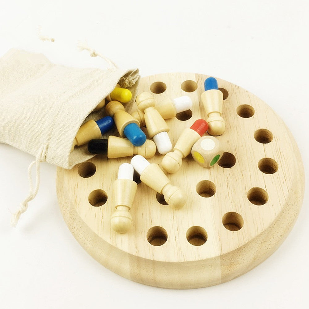 Materiales Montessori: juguetes de madera para bebés