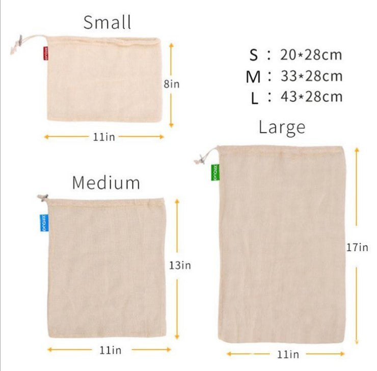 Bolsa de la compra ToteBag ecológica/Bolsa de almacenamiento para la cocina