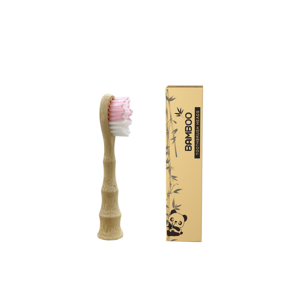 Cabezal de cepillo de dientes eléctrico de bambú orgánico biodegradable