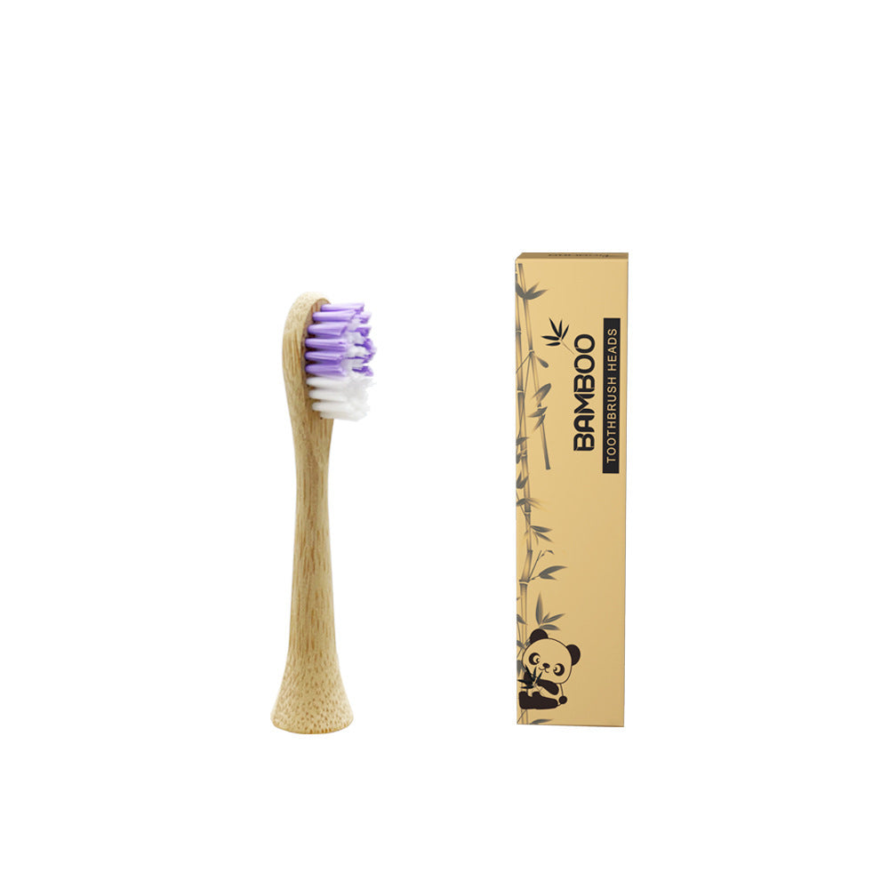Cabezal de cepillo de dientes eléctrico de bambú orgánico biodegradable