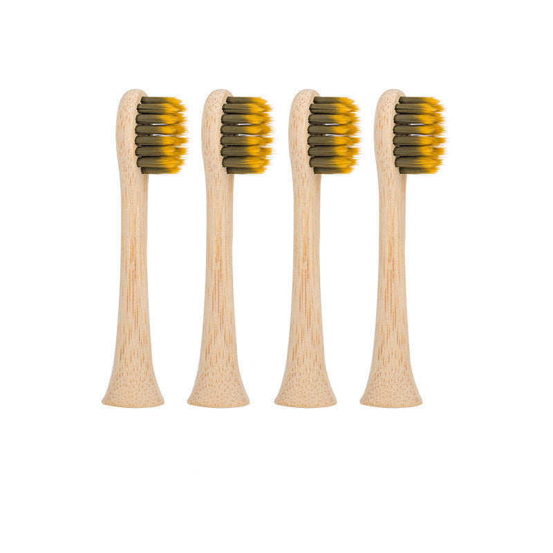 Cabezal de cepillo de dientes eléctrico de bambú orgánico biodegradable