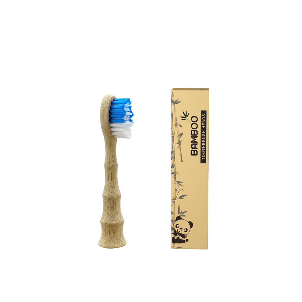 Cabezal de cepillo de dientes eléctrico de bambú orgánico biodegradable