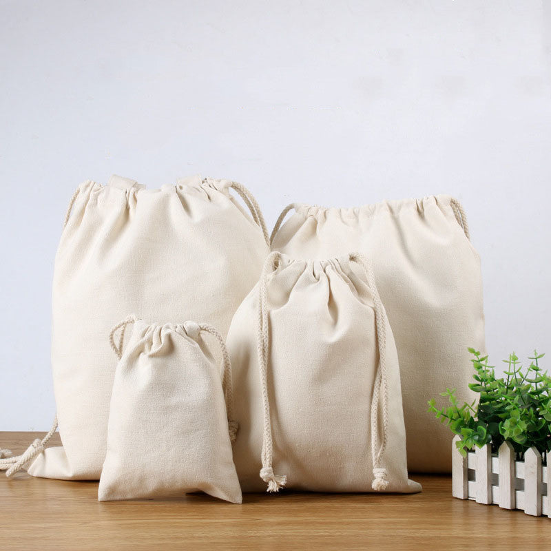 Bolso ecológico de tela de algodón con asa para llevar al hombro