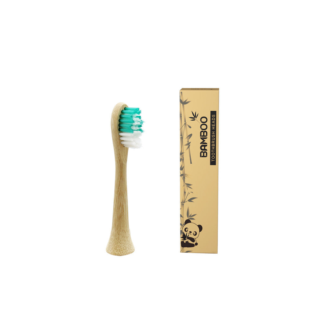 Cabezal de cepillo de dientes eléctrico de bambú orgánico biodegradable