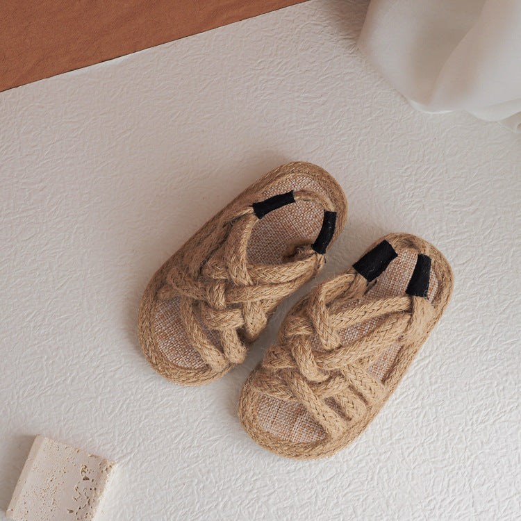 Sandalias de cuerda de cáñamo