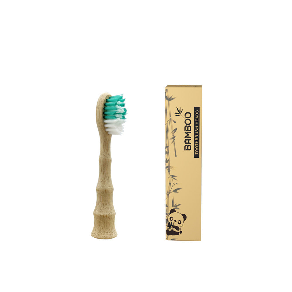 Cabezal de cepillo de dientes eléctrico de bambú orgánico biodegradable