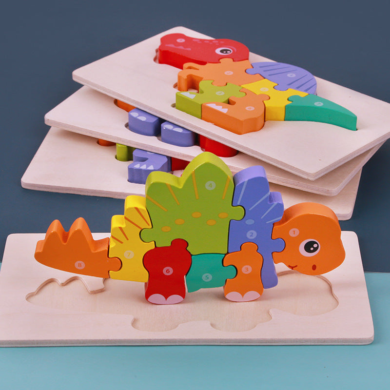 Juguetes educativos infantiles de madera en 3D (Montessori)