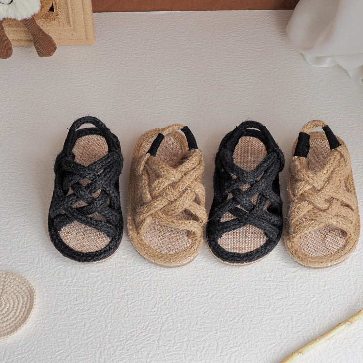 Sandalias de cuerda de cáñamo