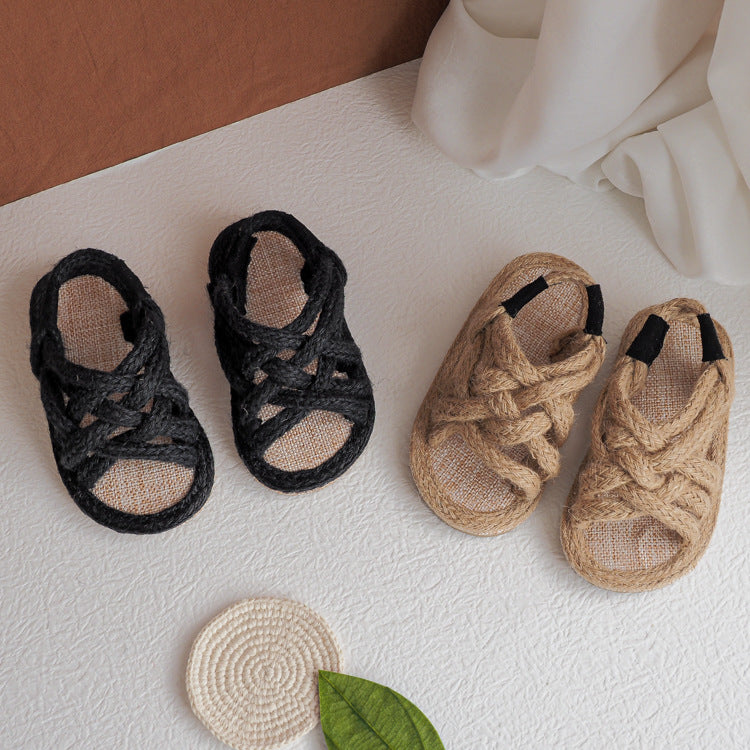 Sandalias de cuerda de cáñamo