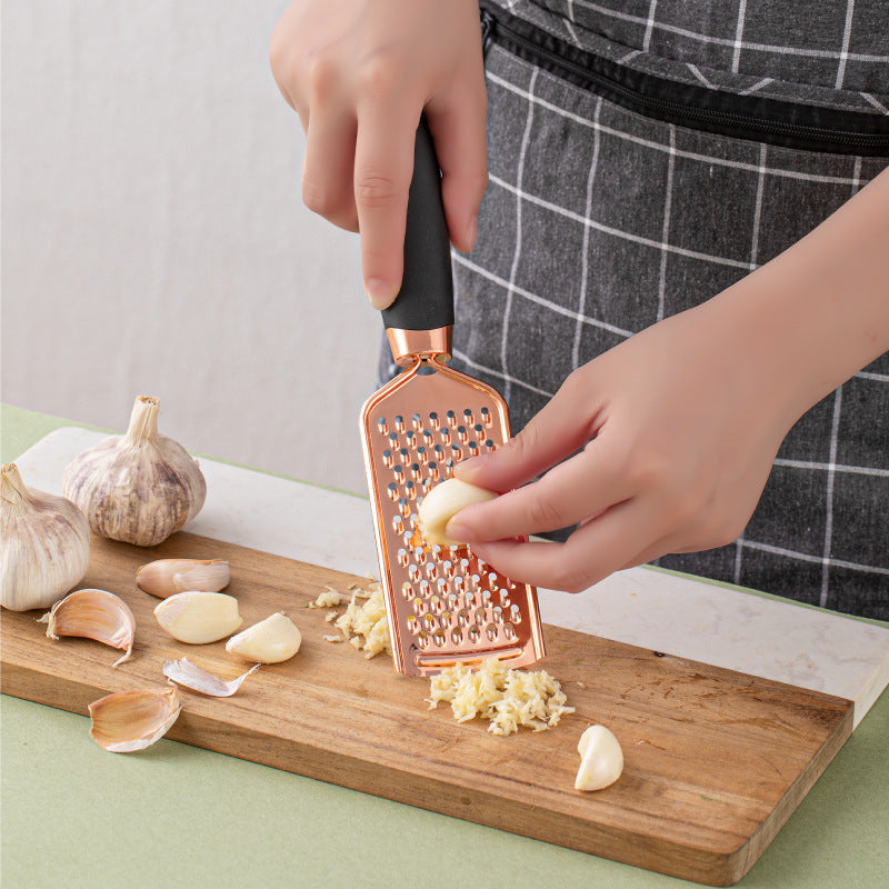 Juego de pelador de cocina y hogar con revestimiento de cobre