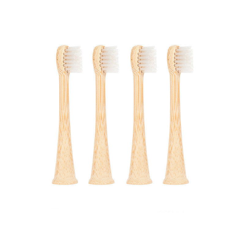 Cabezal de cepillo de dientes eléctrico de bambú orgánico biodegradable