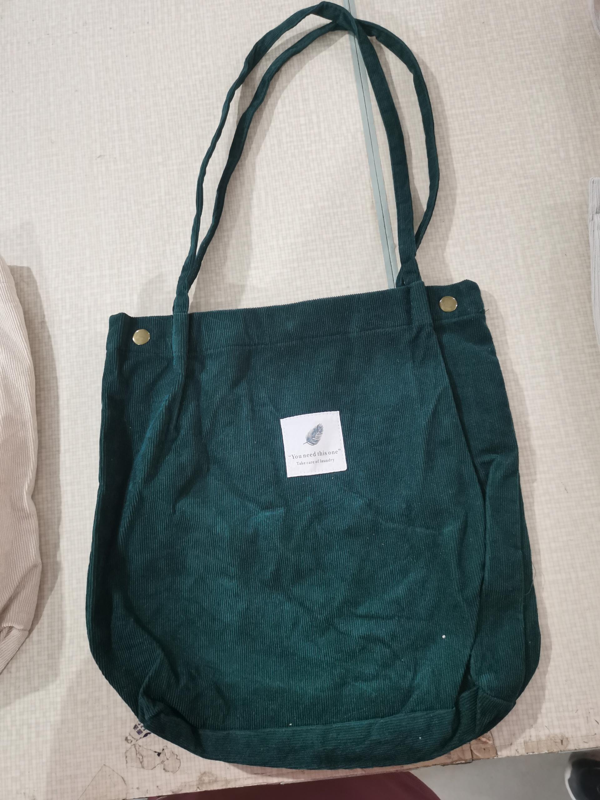 Bolso de compras, de hombro grande de lona.