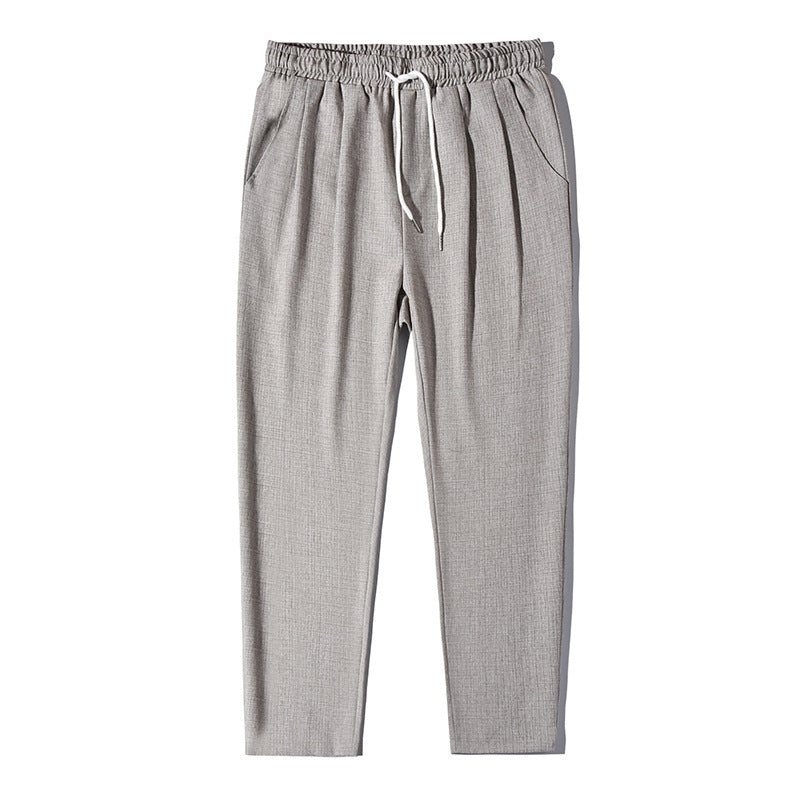 Pantalones casuales de lino