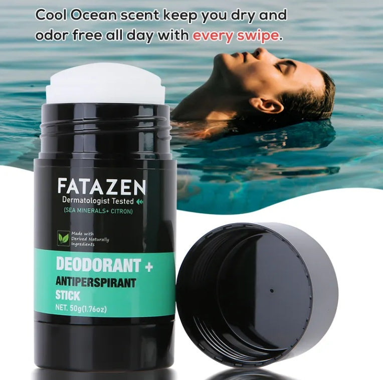 Desodorante antitranspirante en barra vegano, Body Glide, bálsamo desodorante a base de hierbas, minerales marinos, desodorante en barra con aroma a limón