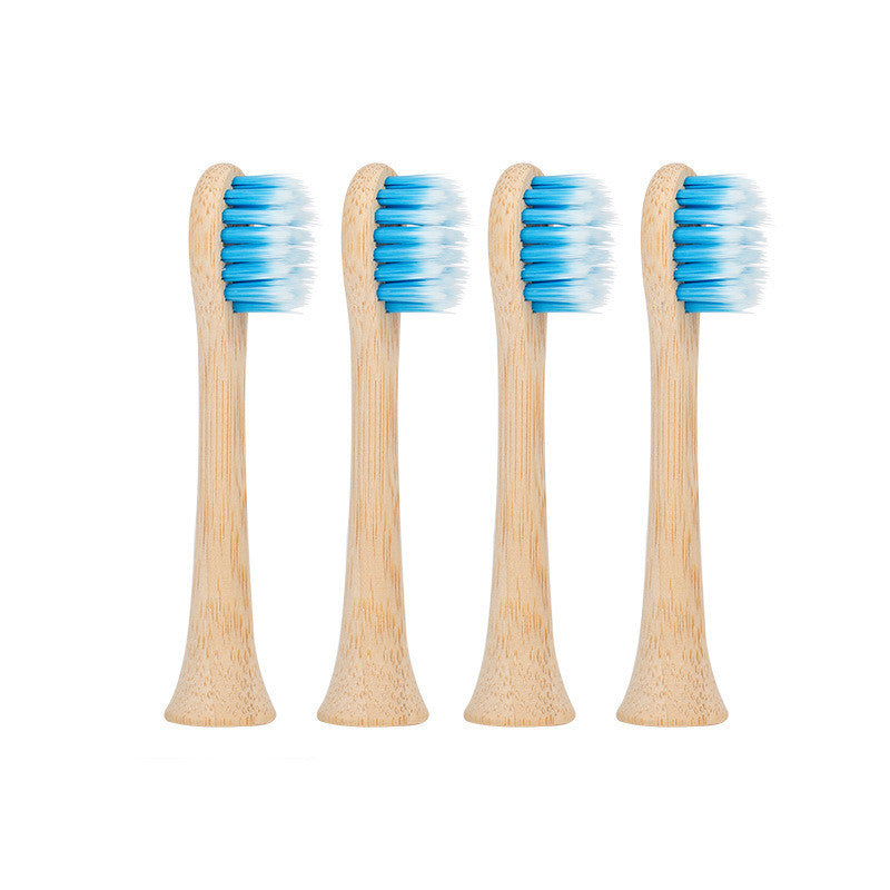 Cabezal de cepillo de dientes eléctrico de bambú orgánico biodegradable