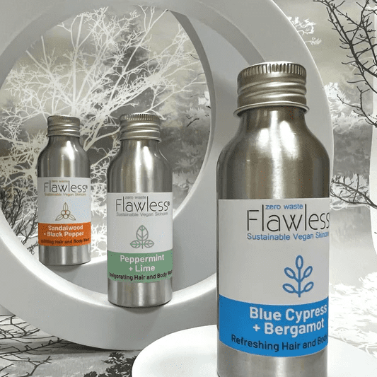 Set de regalo ecológico de gel de baño y cabello para hombre