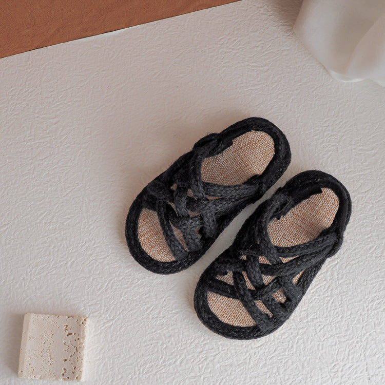Sandalias de cuerda de cáñamo