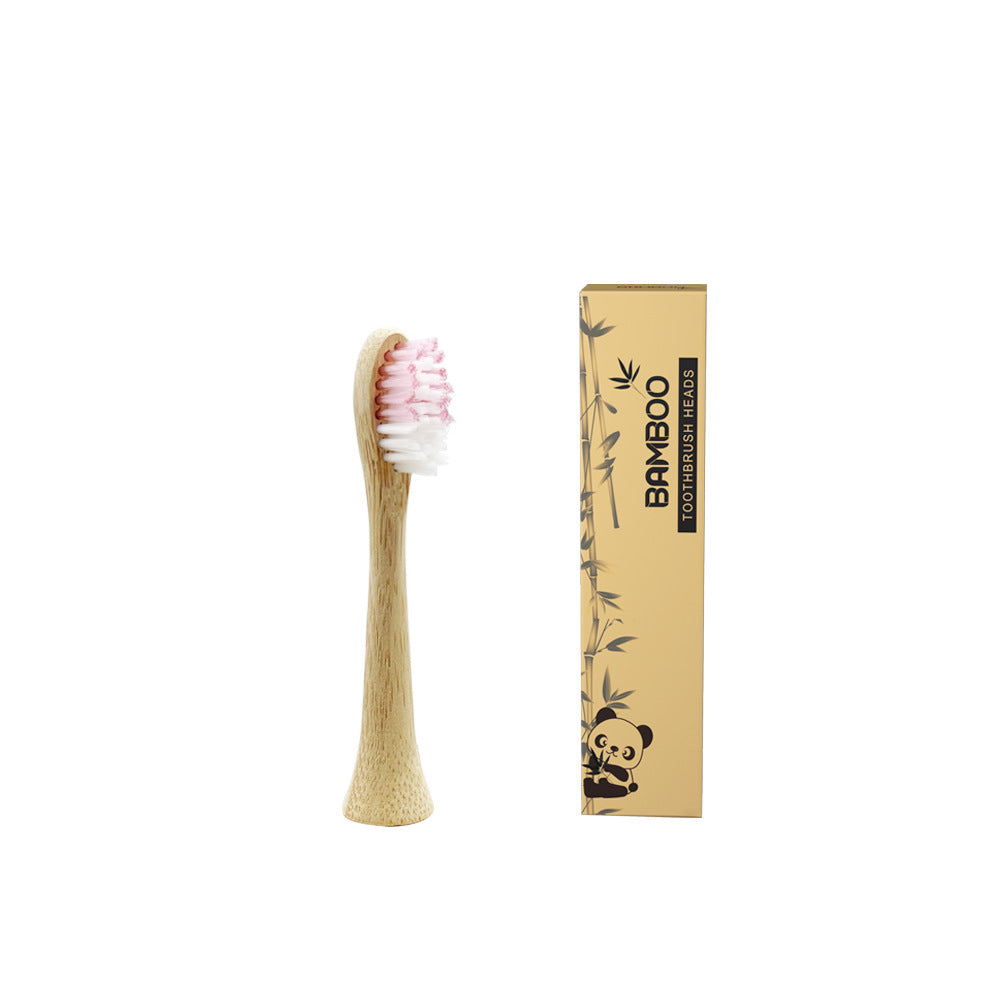 Cabezal de cepillo de dientes eléctrico de bambú orgánico biodegradable