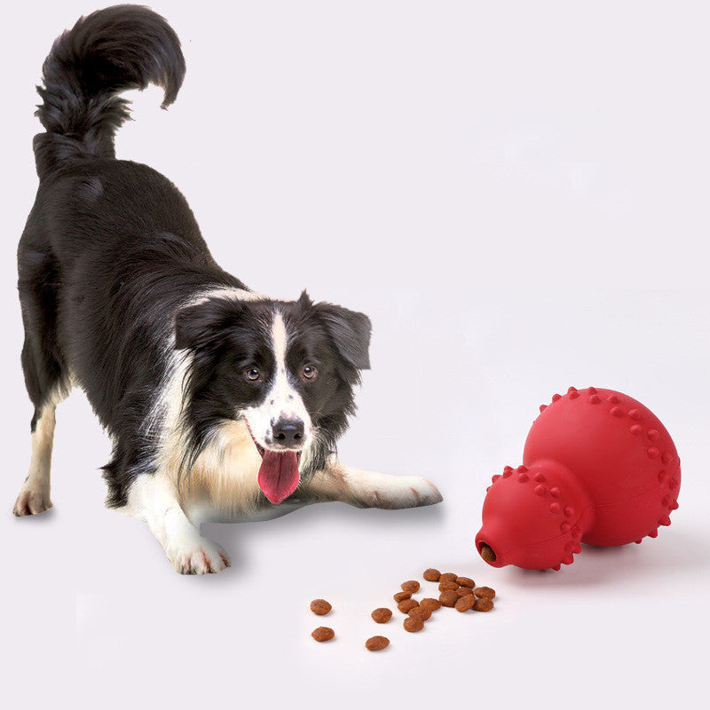 Juguete para mascotas de goma natural resistente a los mordiscos y a la masticación.