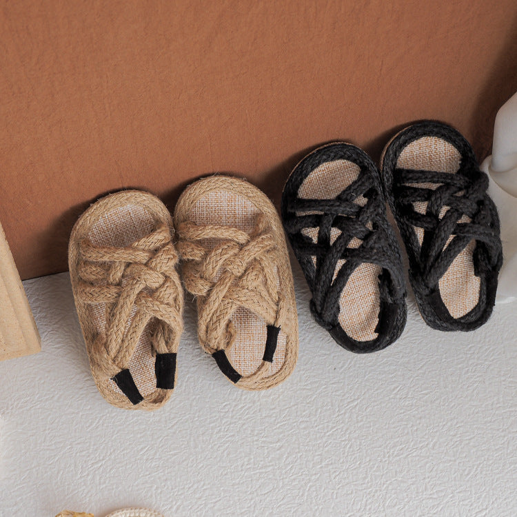 Sandalias de cuerda de cáñamo