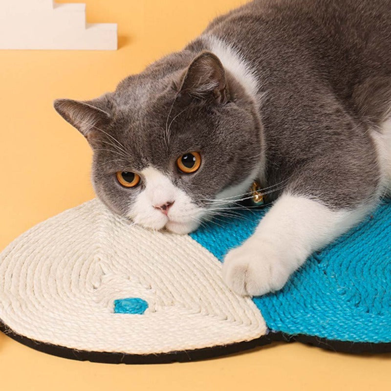 Rascador para gatos de fieltro de sisal natural, duradero, con forma de cactus, protege los muebles.