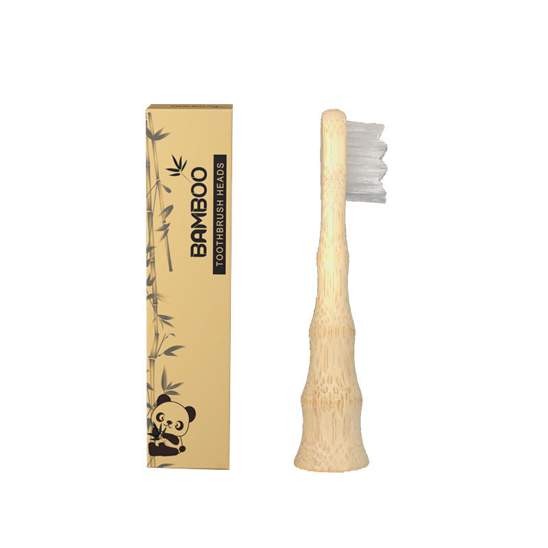 Cabezal de cepillo de dientes eléctrico de bambú orgánico biodegradable