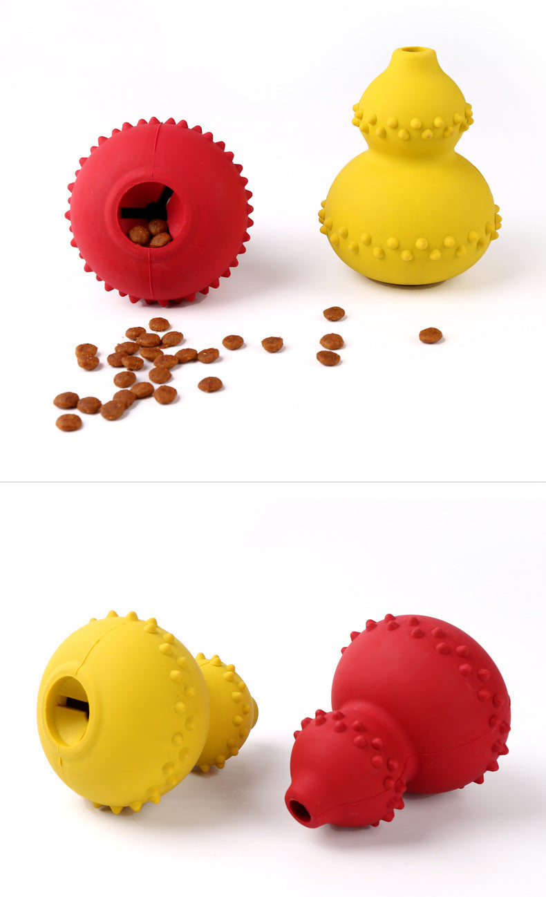 Juguete para mascotas de goma natural resistente a los mordiscos y a la masticación.