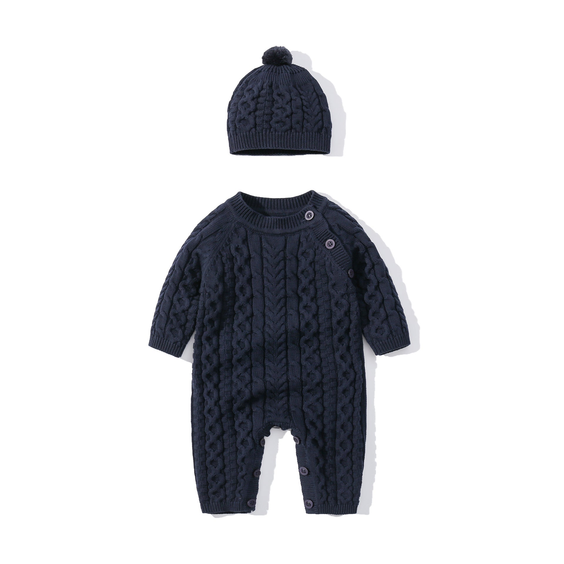 Autumn And Winter Knitted Onesie Hemp Hemp Ha Yi