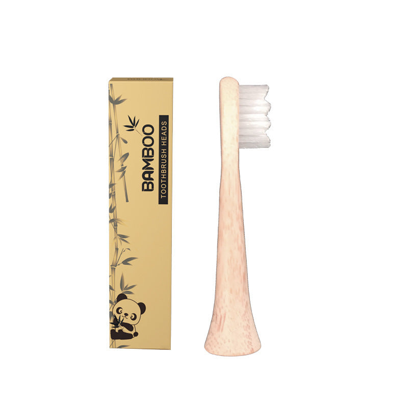 Cabezal de cepillo de dientes eléctrico de bambú orgánico biodegradable