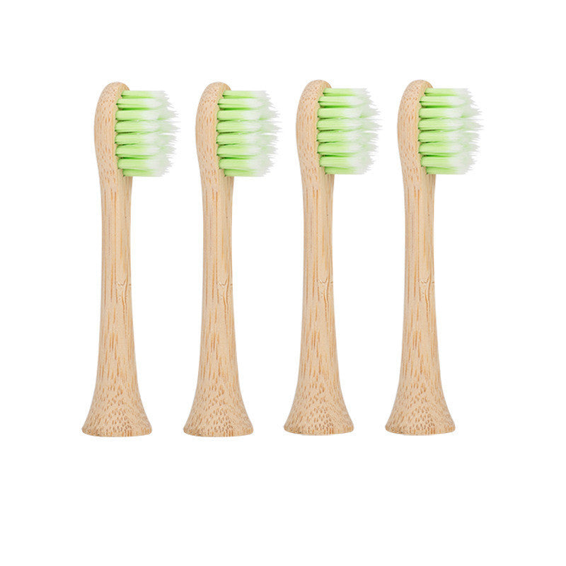 Cabezal de cepillo de dientes eléctrico de bambú orgánico biodegradable