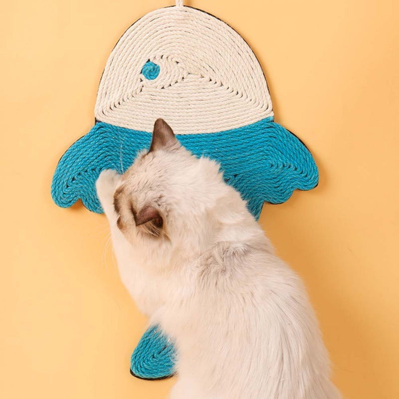 Rascador para gatos de fieltro de sisal natural, duradero, con forma de cactus, protege los muebles.